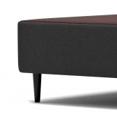 Base Box Queen Sommier ORTOBOM - Camurça Cinza