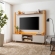 Home Valencia com LED 2,15m Canela/Off White