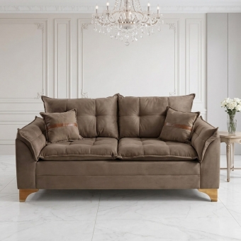 Sofá Living Firenze 2,00m Assento D28 Soft e Molas Espirais