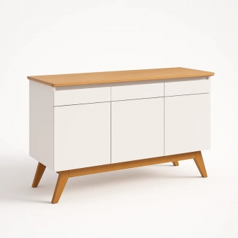 Buffet Gardenia 3 Portas com Tampo em MDF 25mm