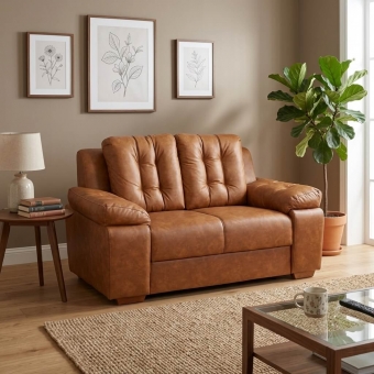 Sofá 2 Lugares Pitsburgo 1.57m Espuma D33 e Molas S