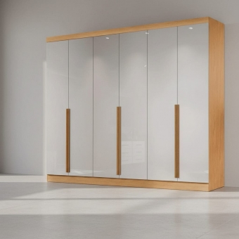 Guarda-Roupa Casal Alvorada 6 Portas e 6 Gavetas 100% MDF
