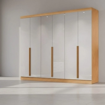 Guarda-Roupa Casal Alvorada 6 Portas e 6 Gavetas 100% MDF