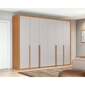 Guarda-Roupa Casal Virtus 6 Portas e 6 Gavetas 100% MDF