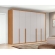 Guarda-Roupa Casal Virtus 6 Portas e 6 Gavetas 100% MDF - Amêndoa/Off White