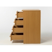 Cômoda Space 4 Gavetas - Amêndoa