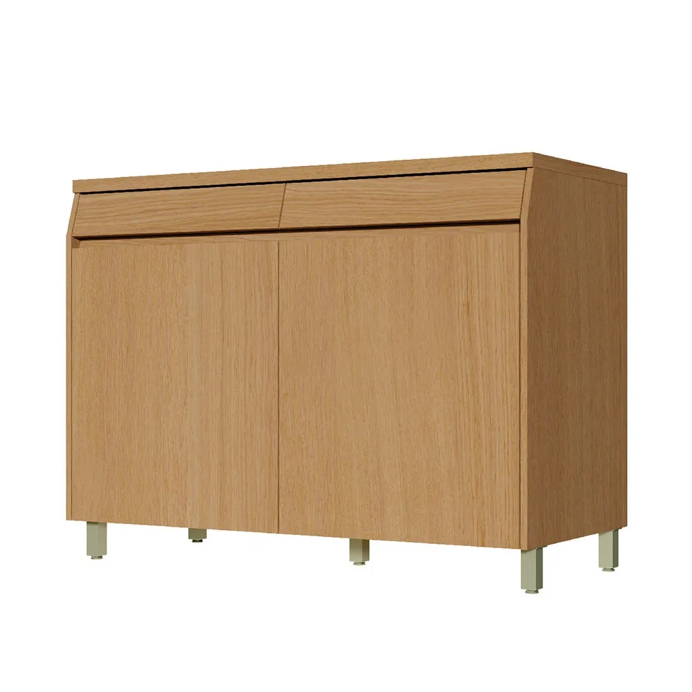 Balcão de Cozinha Simone Mendes 2 Portas 2 Gavetas em MDF 1.20m - Carvalho