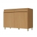 Balcão de Cozinha Simone Mendes 2 Portas 2 Gavetas em MDF 1.20m - Carvalho