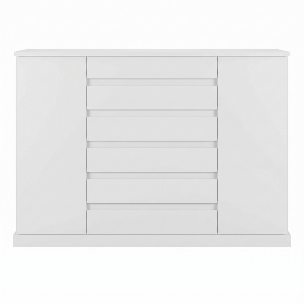 Cômoda Bari 2 Portas 7 Gavetas
