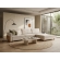 Sofá 2.15m Tesla Living com Chaise Linho