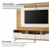 Estante Home Status 2.00m TV até 60 polegadas - Cinamomo/Off White
