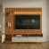Home Baeza 2,24m com 01 Módulo Lateral Nature/Off White
