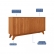 Buffet Rubi 1.52m com Portas Ripadas e Pés Inclinados - Nature