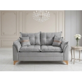 Sofá Living Firenze 2,00m Assento D28 Soft e Molas Espirais - Cinza
