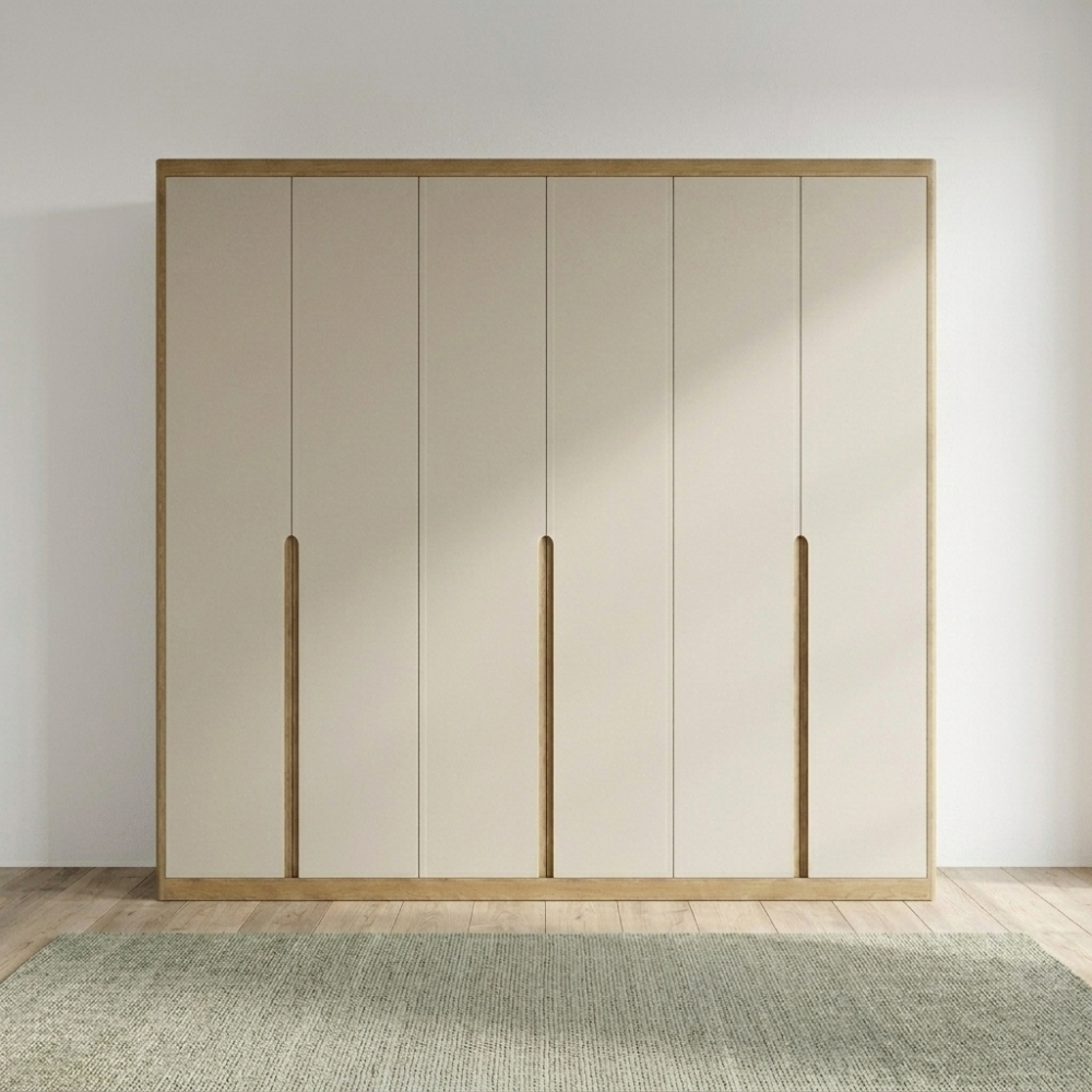 Guarda-Roupa 6 Portas Fortaleza Jequitibá MDF