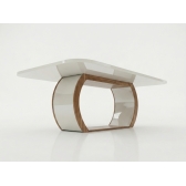 Mesa de Jantar Robust 2,20m Off White e Nogal