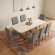Conjunto Mesa Jantar Coimbra 160x80 Off White 6 Cadeiras