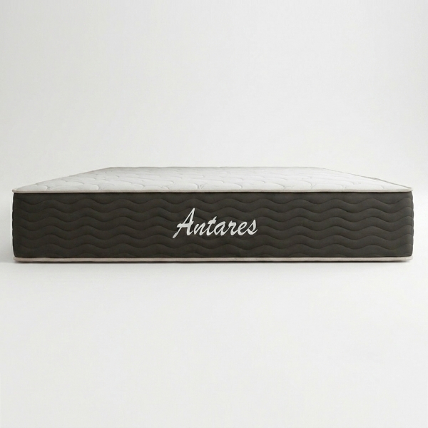 Colchão Casal de Molas Ensacadas Anatares - Cinza/Branco