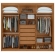 Guarda-Roupa Casal Sollo 6 Portas e 5 Gavetas - Amêndoa/Off White