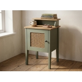 Mesa de Apoio Frida - Cinamomo/Off White - Menta/Carvalho