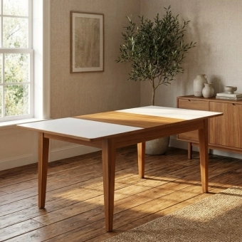 Mesa de Jantar Extensível para até 6 Lugares Genova