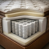 Colchão King de Molas Ensacadas e Espuma D65 Venezia - Bege