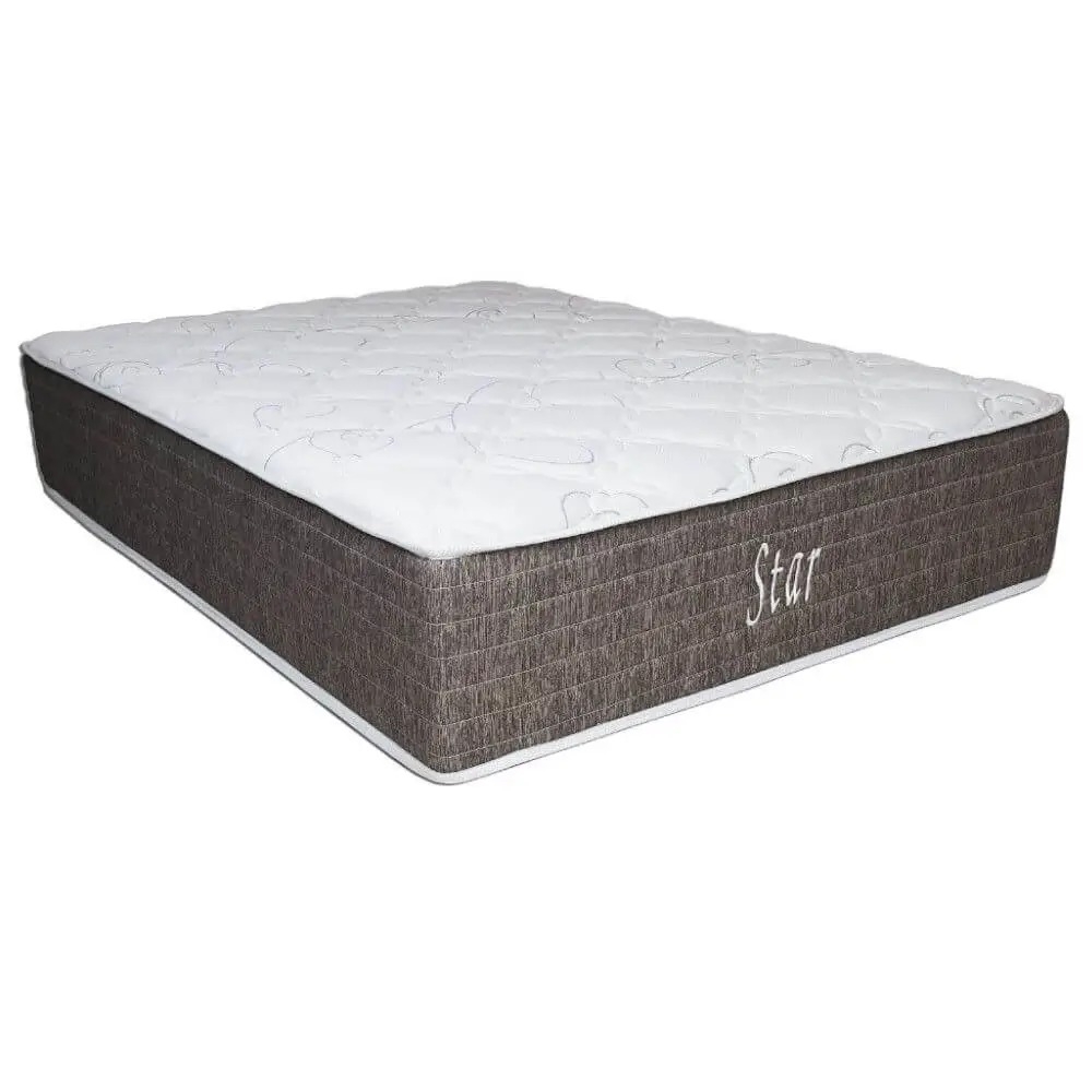 Colchão Queen de Molas Ensacadas Star Superpocket - marrom/branco