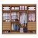 Guarda-Roupa Casal Ripado Boston 8 Portas 8 Gavetas 100% MDF - Branco