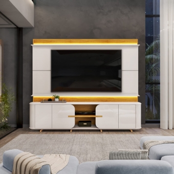Home Theater para TV até 75 Polegadas em MDF 2.40m Jazz