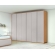Guarda-Roupa Casal Moderni 6 Portas e 6 Gavetas 100% MDF - Amêndoa/Off White