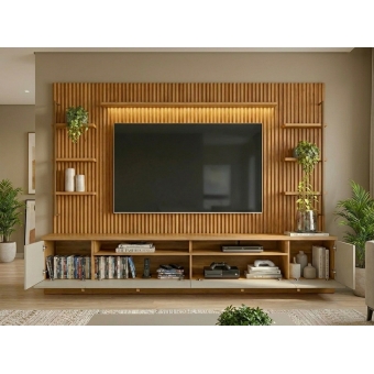 Home Catalunha 3 Peças com Módulos Laterais Natur/Off White