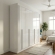 Guarda-Roupa Casal Ripado Boston 8 Portas 8 Gavetas 100% MDF - Branco