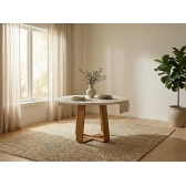 Mesa de Jantar Redonda Topázio 110cm Cinamomo