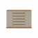 Cômoda 2 Portas 7 Gavetas Bari  Branco Safira