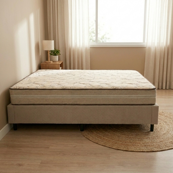 Conjunto Box Casal Napoli 1,38m Palha