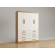Guarda-Roupa Casal Austin 4 Portas e 8 Gavetas - Cinamomo/Off White
