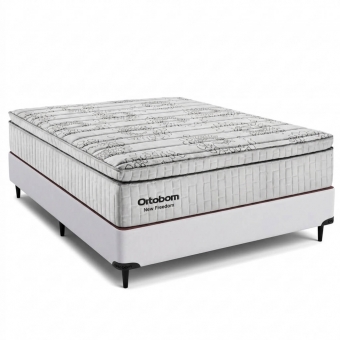 Conjunto Colchão Casal New Freedom com Base Box Sommier