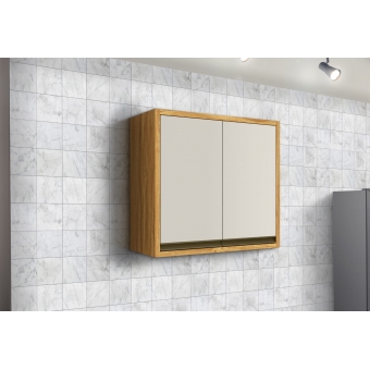 Armário Aéreo de Cozinha Andirá 80cm 2 Portas em MDF