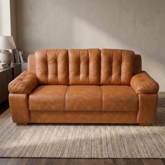 Sofá 3 Lugares Pitsburgo 2.07m Espuma D33 e Molas S
