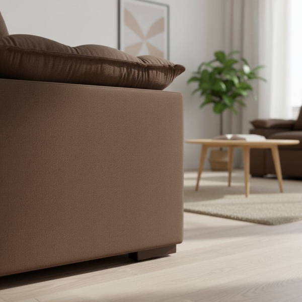 Sofá Retrátil e Reclinável Grécia com Pillow Top - Marrom
