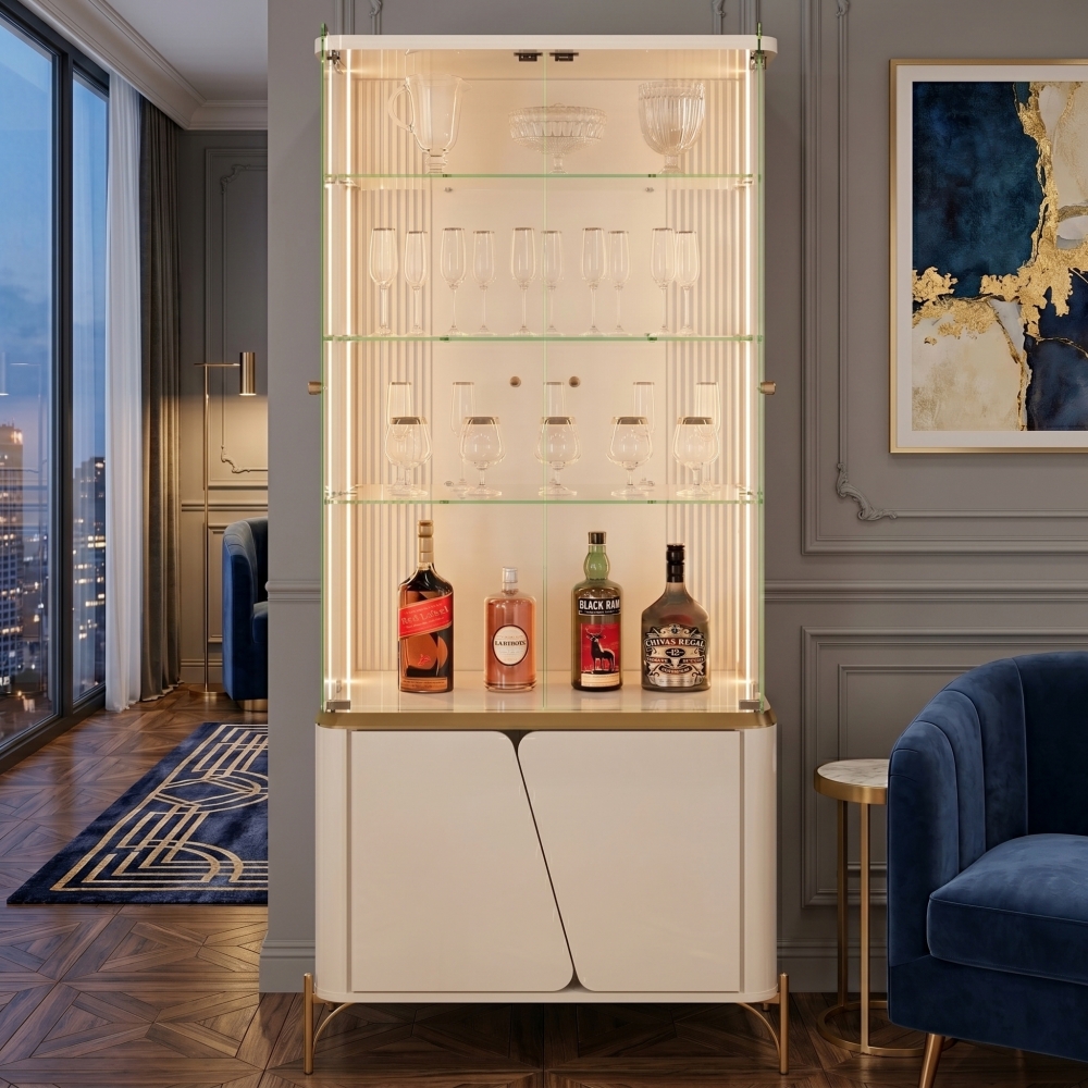 Cristaleira Liara 80cm com LED
