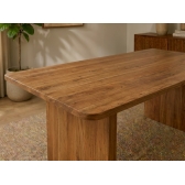 Mesa de Jantar 6 Lugares Floresta - Nogal