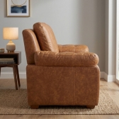 Sofá 2 Lugares Pitsburgo 1.57m Espuma D33 e Molas S - Terracota