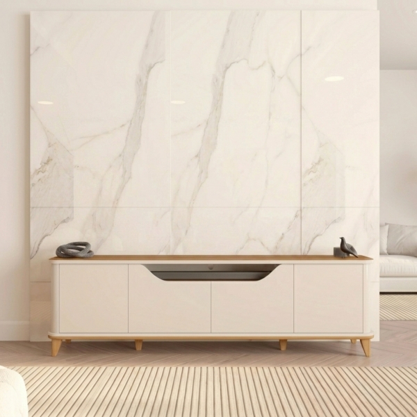 Conjunto Painel Encanto 2,80m com LED e Rack Everest 2,40m