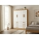 Guarda-Roupa Casal Austin 4 Portas e 8 Gavetas - Cinamomo/Off White