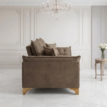 Sofá Living Firenze 2,00m Assento D28 Soft e Molas Espirais