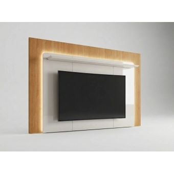 Painel para TV com Iluminação LED Begonia
