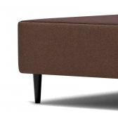 Base Box Solteiro Sommier ORTOBOM - Camurça Bege