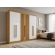 Guarda-Roupa Casal Ripado Columbus 6 Portas 6 Gavetas - Cinamomo/Off White