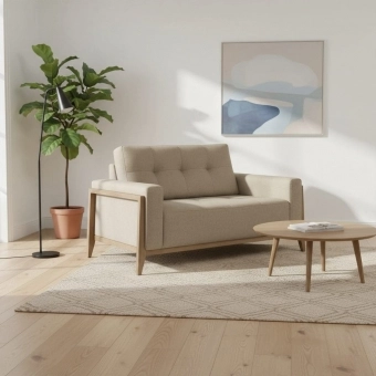 Sofá 2 Lugares Vivenza com Espuma D33 e Molas S
